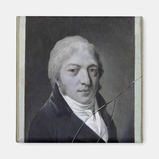 Self Portrait with Broken Glass Magnet (Front)