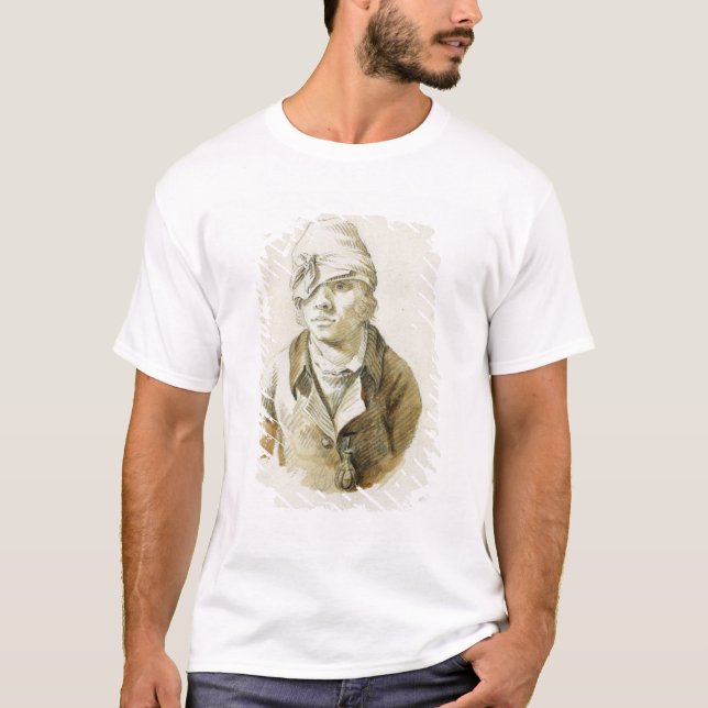 Self Portrait with Cap and Eye Patch T-Shirt (Front)