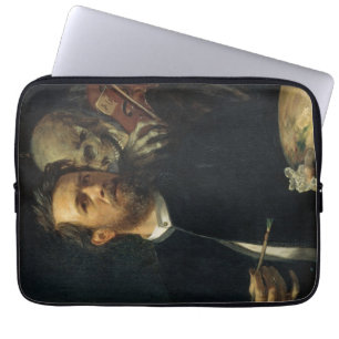 Self-Portrait With Death as a Fiddler (by Böcklin) Laptop Sleeve