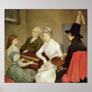 Self Portrait with Family Poster