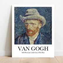 Self-Portrait with Grey Felt Hat Vincent van Gogh