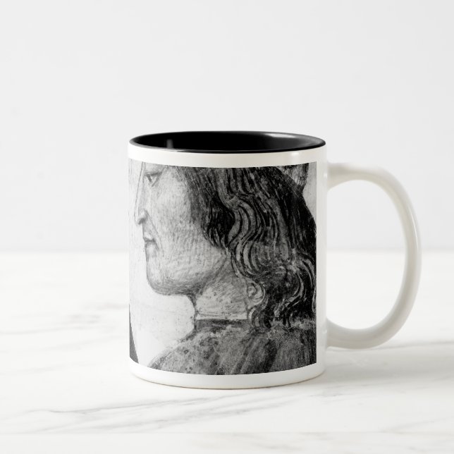 Self portrait with Niccolo Franceschi Two-Tone Coffee Mug (Right)