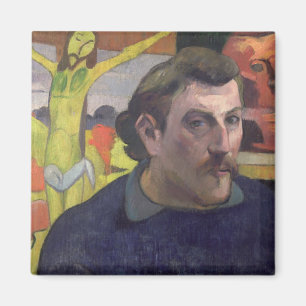 Self Portrait with the Yellow Christ, 1890 Magnet