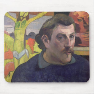 Self Portrait with the Yellow Christ, 1890 Mouse Pad