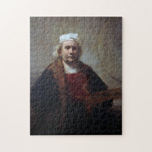 Self-Portrait with Two Circles, Rembrandt Jigsaw Puzzle