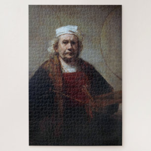 Self-Portrait with Two Circles, Rembrandt Jigsaw Puzzle