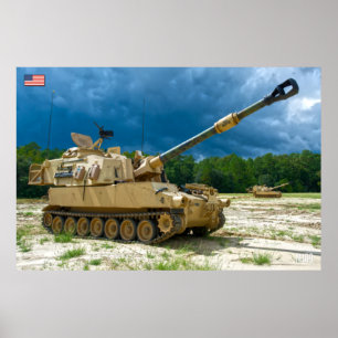 SELF-PROPELLED HOWITZER – M109 Paladin Poster