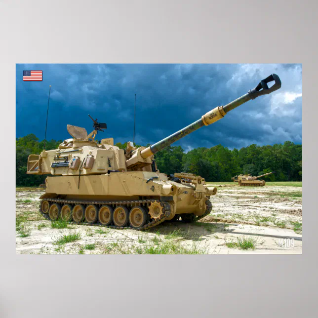 SELF-PROPELLED HOWITZER – M109 Paladin Poster | Zazzle