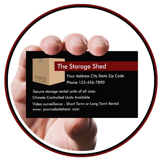 Self Storage Businesscards Business Card (Creator Uploaded)