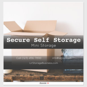 Self Storage company vehicle adverting business