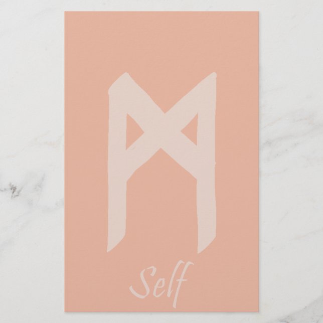 Self Viking Rune Stationery (Front)