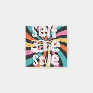 selfcare style, mental health matters post-it notes