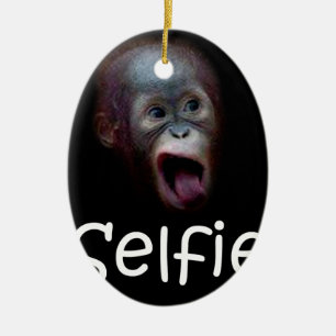 Selfie Ceramic Tree Decoration