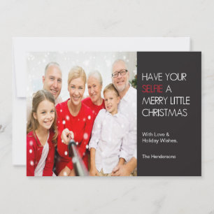 Selfie Christmas Card