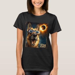 Selfie German Shepherd Womens Mens T-Shirt