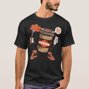 Selfie hot coffee cup to go T-Shirt