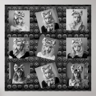 Selfie Insta 9 photo Poster