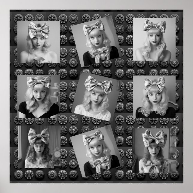 Selfie Insta 9 photo Poster (Front)