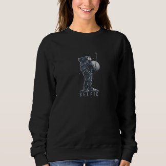 Selfie inthe Moon Sweatshirt