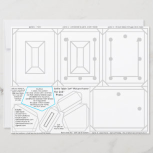 Selfie Picture Frame For 2x3 Photo Printable or