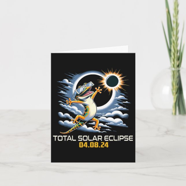 Selfie Solar Eclipse  Card (Front)