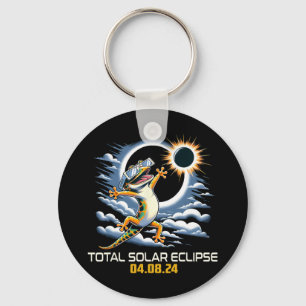 Selfie Solar Eclipse  Key Ring
