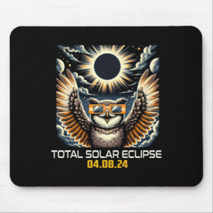 Selfie Solar Eclipse Solar Eclipse 2024 Totality Mouse Pad