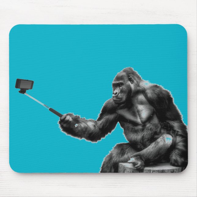 selfie stick mouse pad (Front)