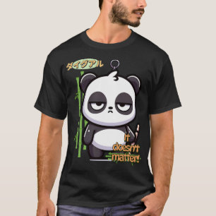 Selfless Panda Keychains Cute Kawaii Chibi Style T-Shirt