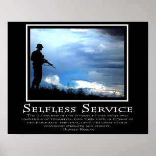 Selfless Service Poster
