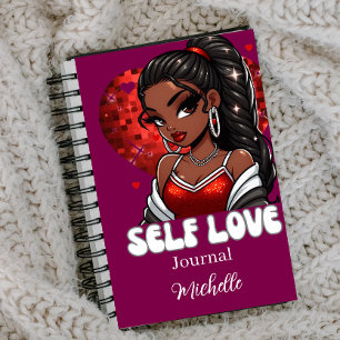 Selflove: Black Woman woman history month  Notebook