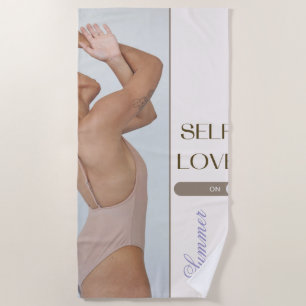 #SelfLoveOnSummerBeachTowel Beach Towel