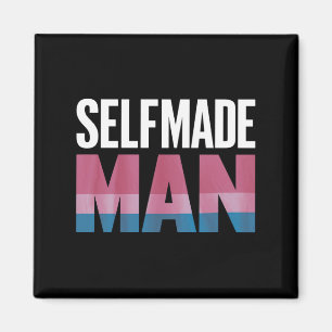 Selfmade Man Transgender Trans Pride Flag Transsex Magnet