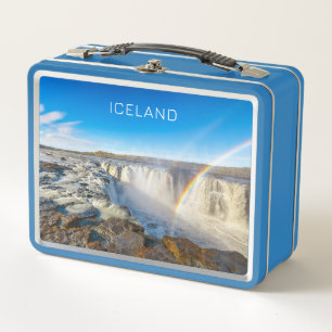 Selfoss & Kolufossar Waterfalls, Iceland Metal Lunch Box