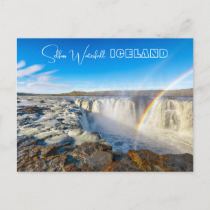Selfoss Waterfall, Iceland Postcard