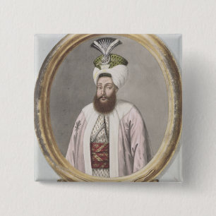 Selim III (1761-1808) Sultan 1789-1807, from 'A Se 15 Cm Square Badge