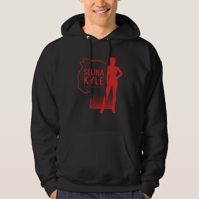 Selina Kyle Catwoman Outline Logo Hoodie (Front)