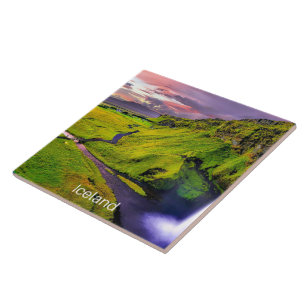 Seljalandfoss, Iceland Ceramic Tile