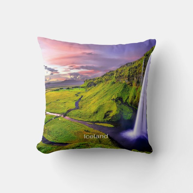 Seljalandfoss, Iceland Cushion (Front)
