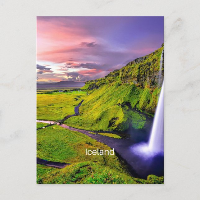Seljalandfoss, Iceland Postcard (Front)