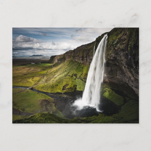 Seljalandsfoss Waterfall | Iceland Postcard (Front)