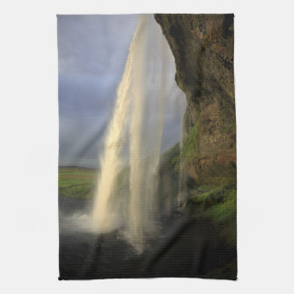Seljalandsfoss waterfall, Iceland Tea Towel