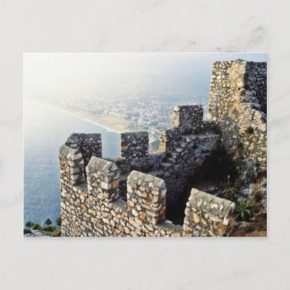 Seljuk Ramparts, Alanya - 1221 A.D. Postcard