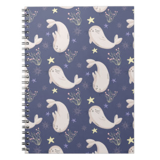 Selkie Art Print | Whimsical Ocean Illustration Notebook