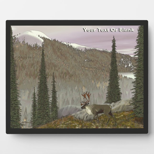 Selkirk Caribou Plaque (Front)