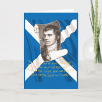Selkirk Grace Burns Night Quote And Saltire