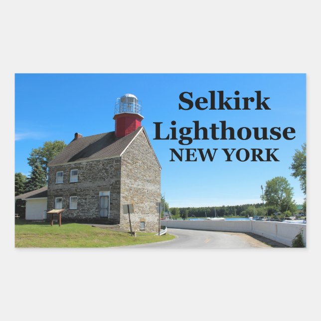Selkirk Lighthouse, New York Stickers (Front)