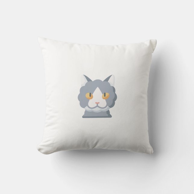 Selkirk rex cat cushion (Front)
