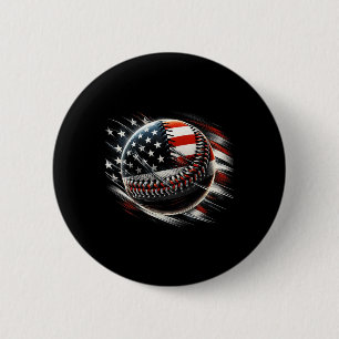 Sell 4th Of July Men Usa American Flag Boys Patrio 6 Cm Round Badge