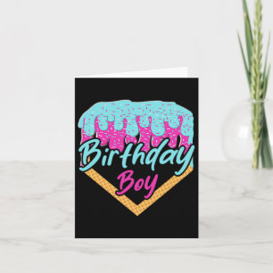Sell 5 Year Old Ice Cream Drip 5th Birthday Boy Nu Card